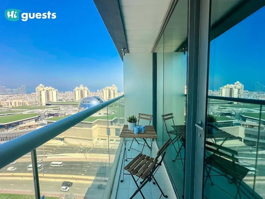 Higuests - Palm Jumeirah Studio With Roof Top Infinity Pool Dubai