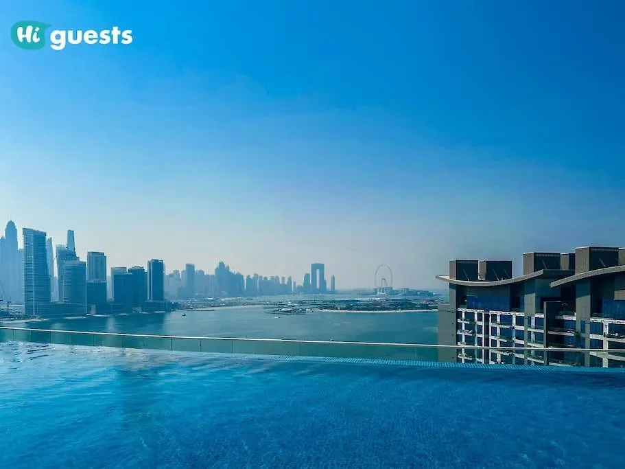 Higuests - Palm Jumeirah Studio With Roof Top Infinity Pool Dubai Apartment